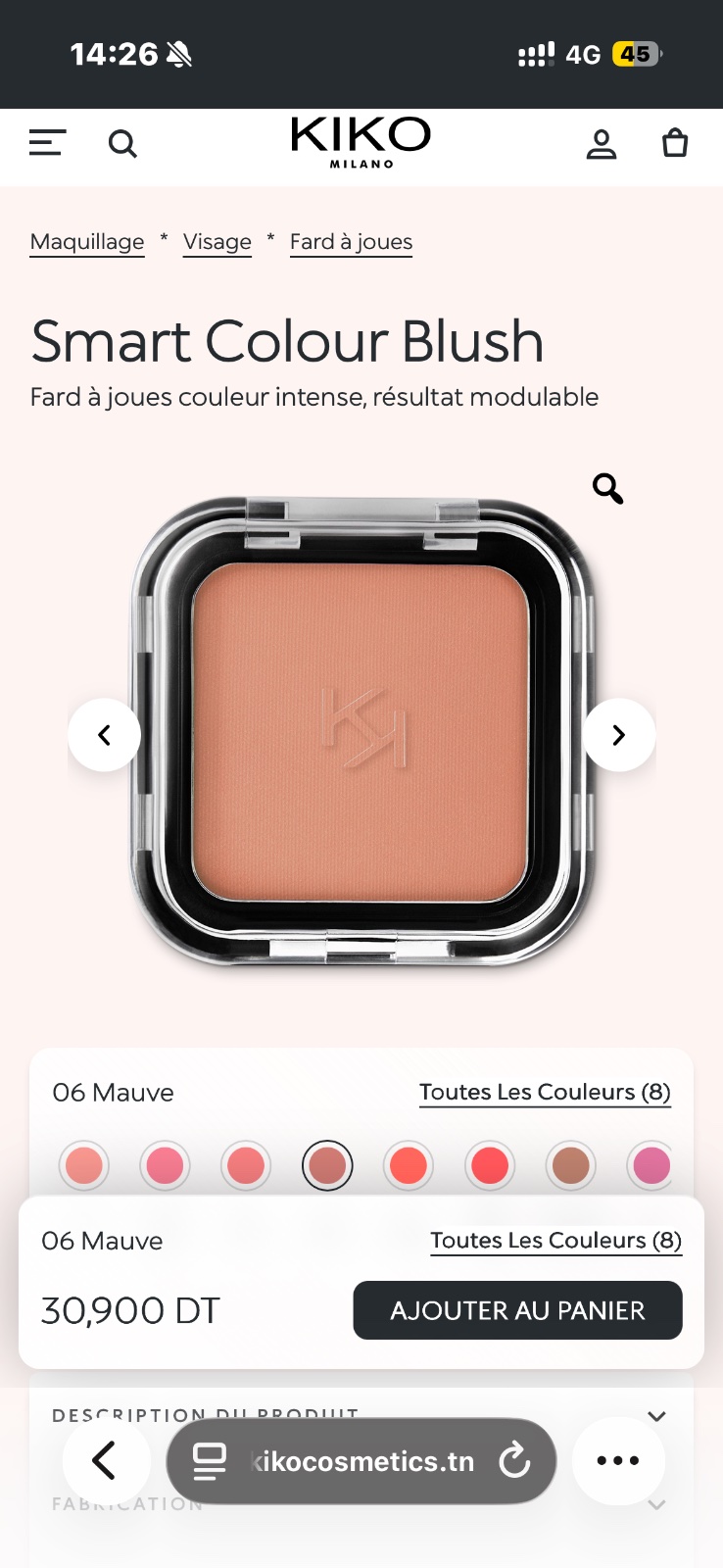 Blush kiko original