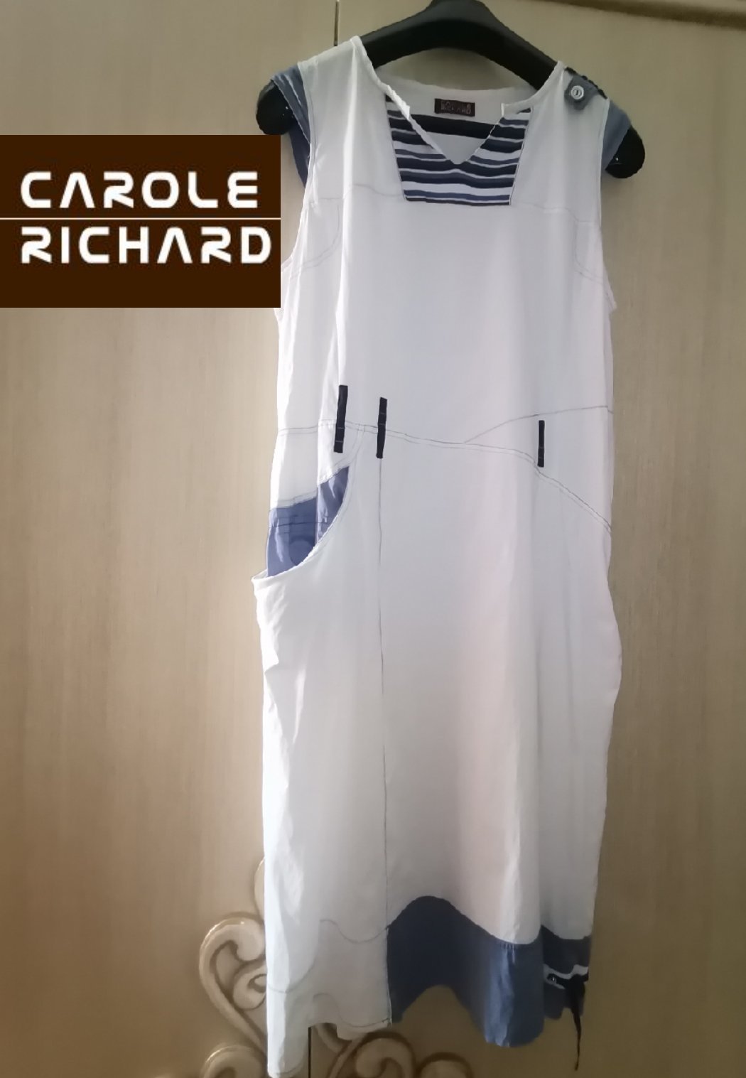 Promo❤️ Robe CAROLE RICHARD sans manche avec doublure neuf