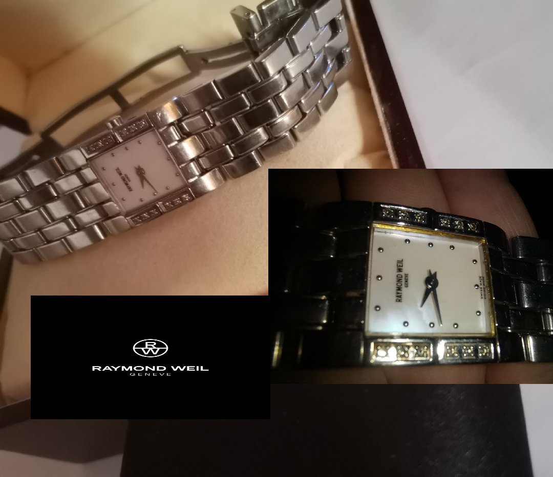 Promo❤️ Montre Raymond Weil diamants swisse made authentique  