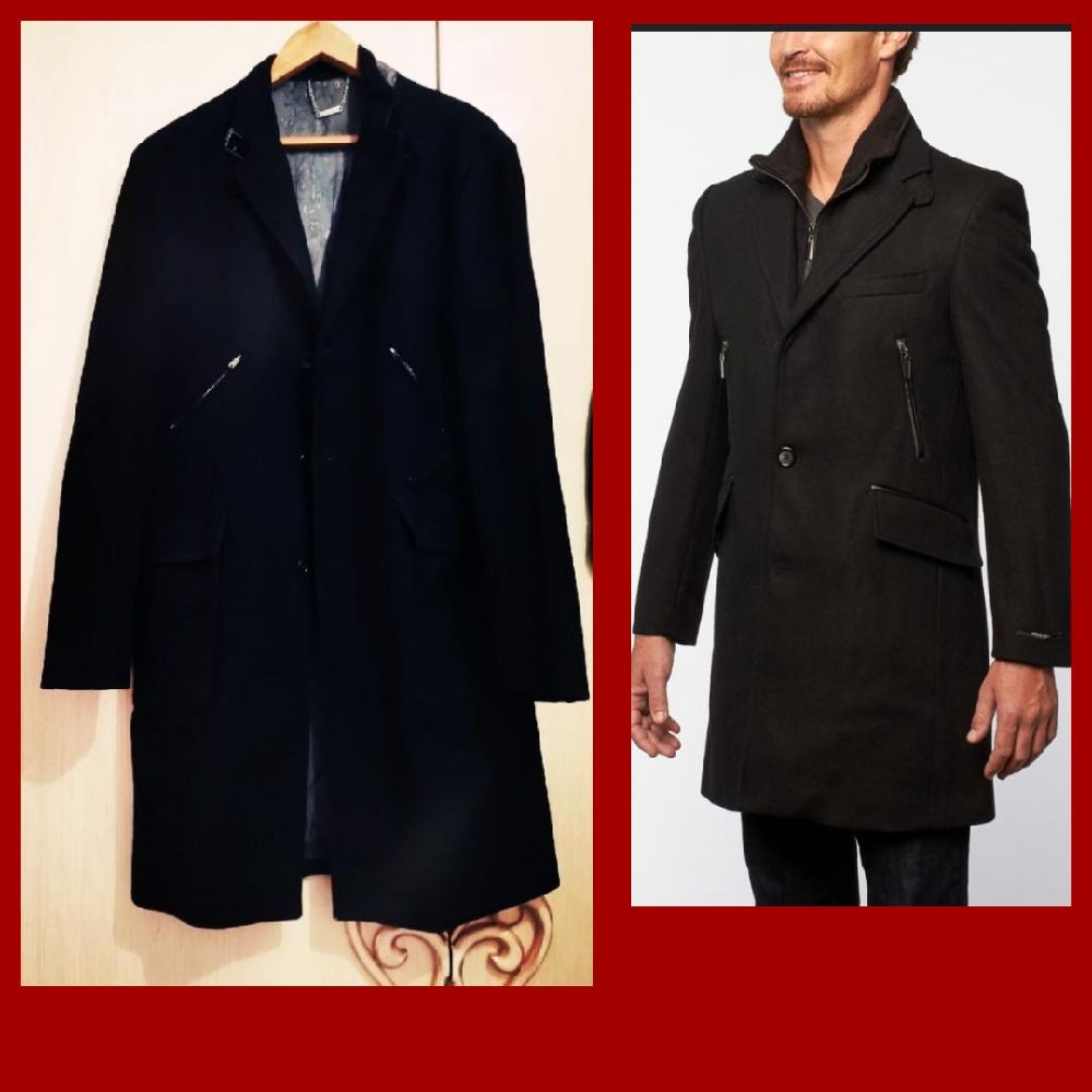   Promo❤️ Manteau  Izac pour homme sport chic neuf  (prix réduit)