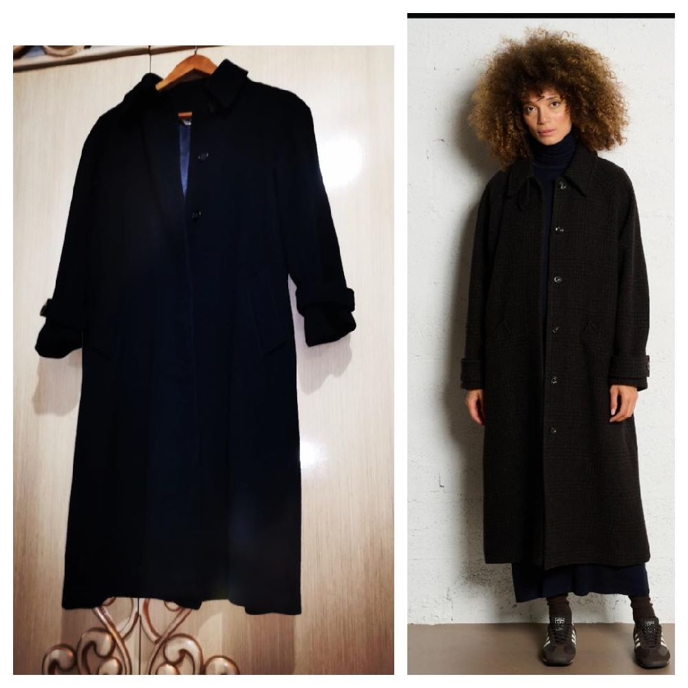 Promo❤️ Manteau XCEPTION en laine vierge de haute qualité à boutonnage importation (prix réduit)  