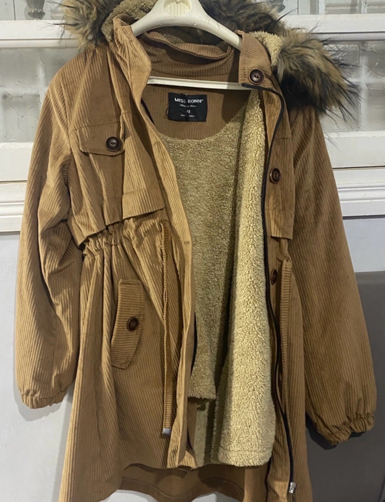 Manteau camel