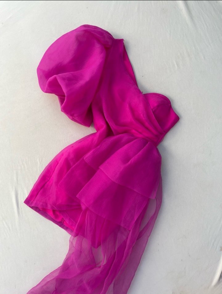 Robe princesse rose