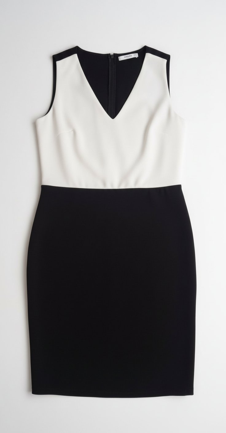 Robe noir et blanc