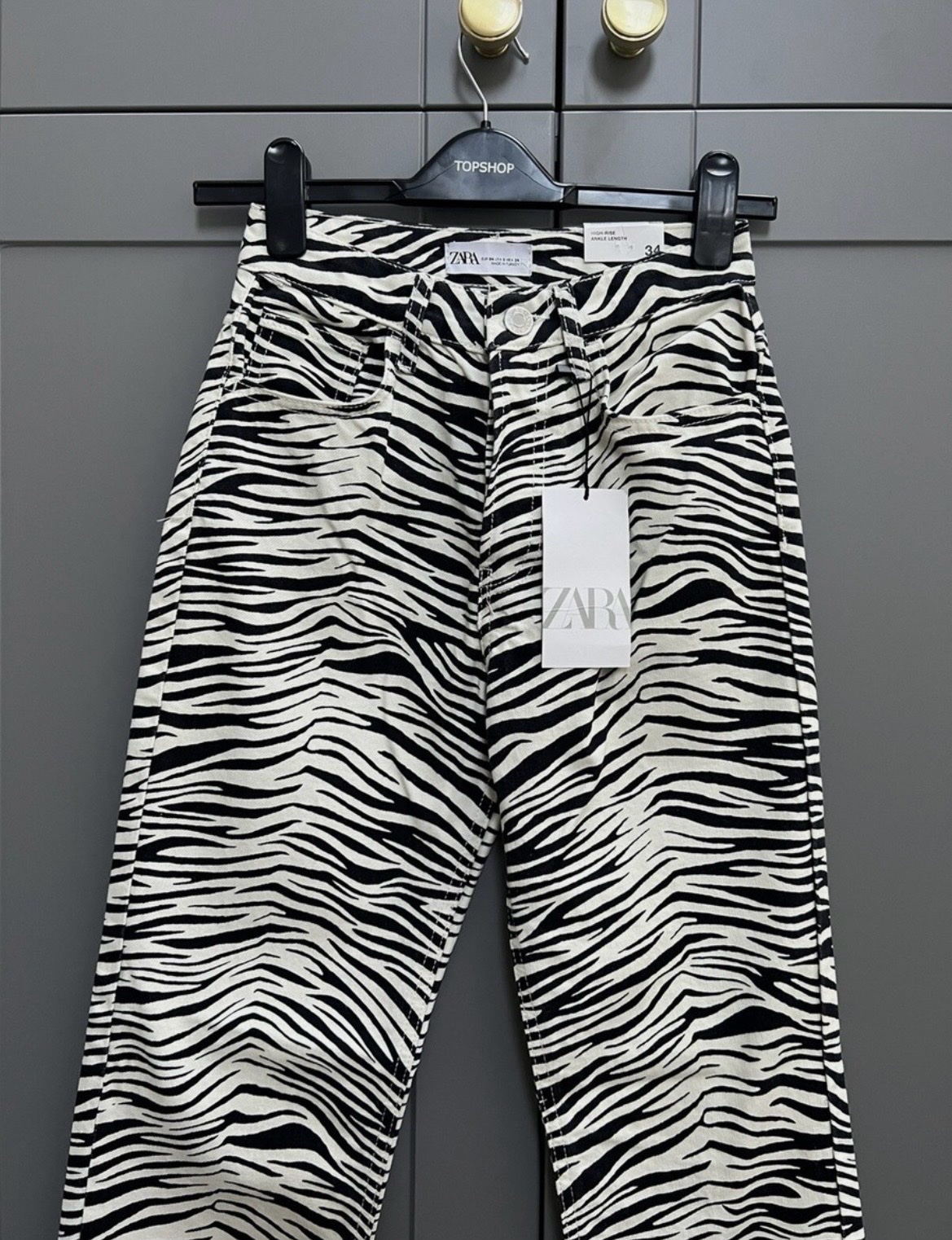 ZEBRA PANTS JEANS ZARA
