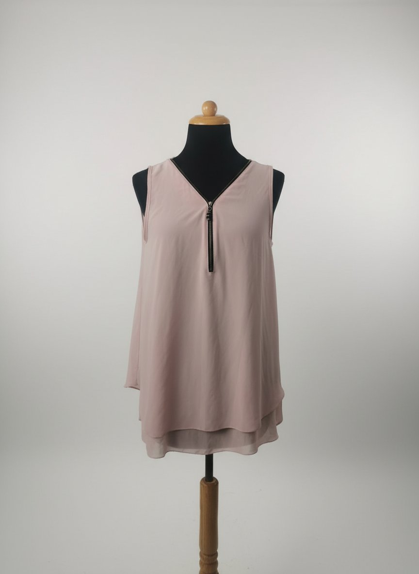Une jolie pièce de haut rose poudre 