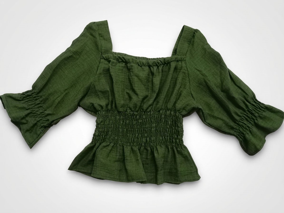 Chemisette verte 9amraya taille standard 