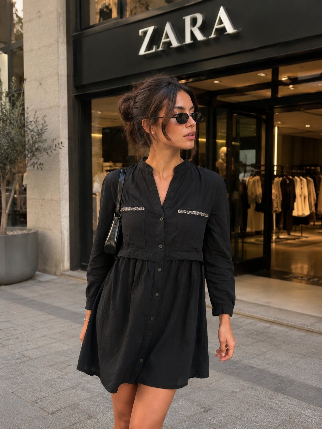 Robe chemise Zara tlabes L