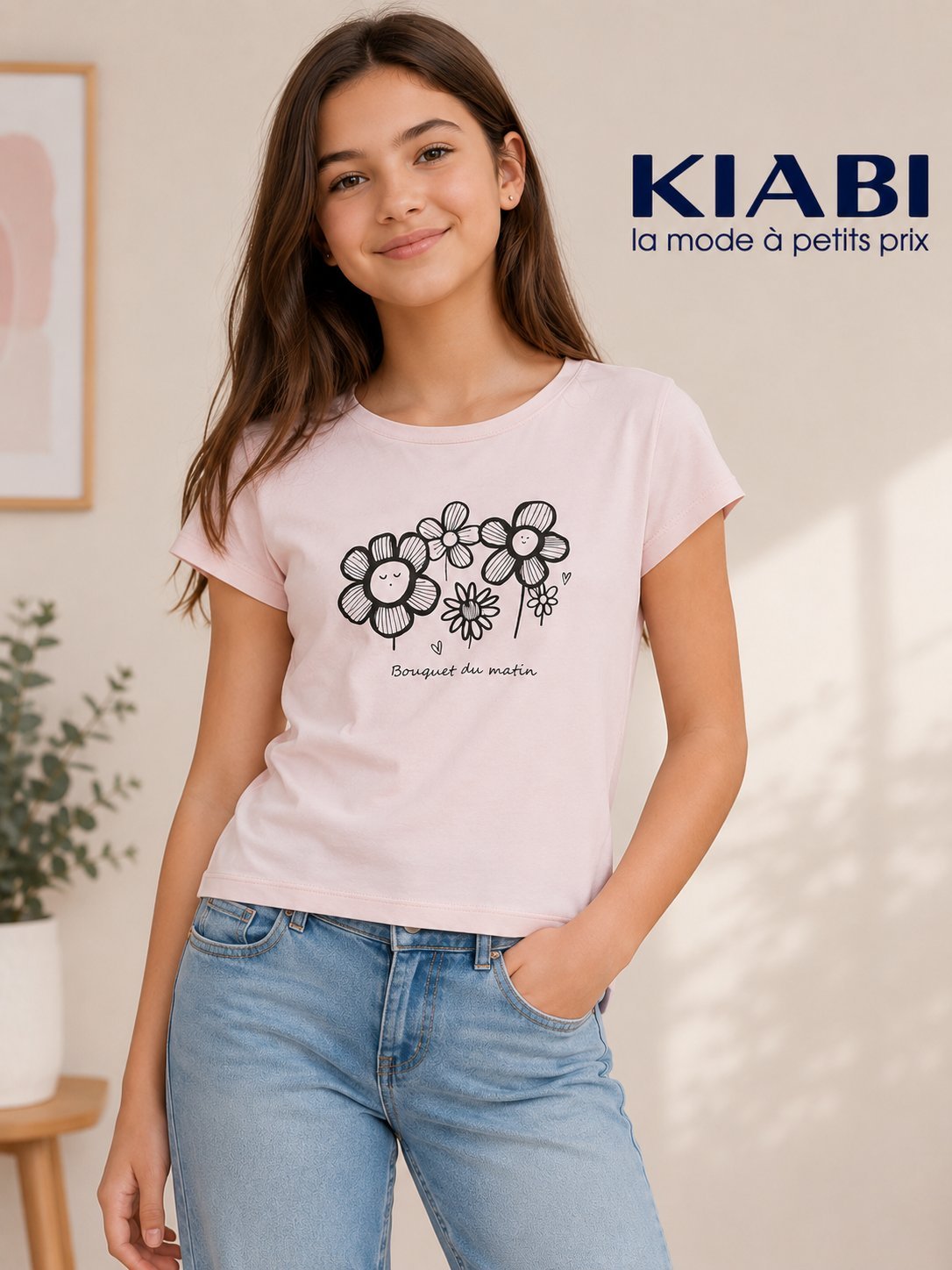 Pull fille kiabi 12ans coton 