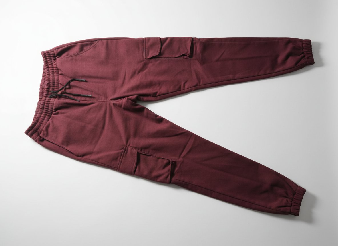 Pantalon cargo homme burgundy neuf jamais porté 