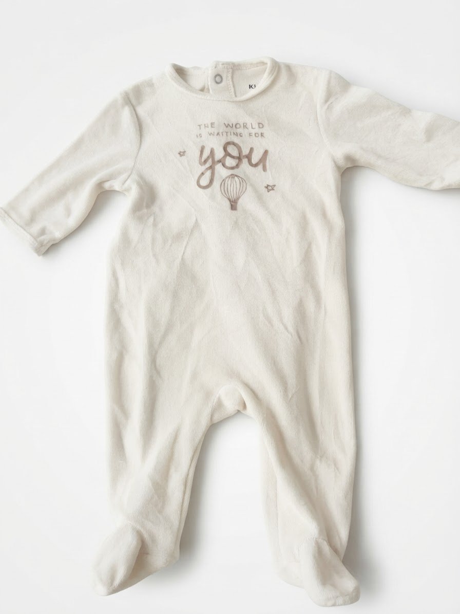 Grenouillère 3mois unisex en polaire 