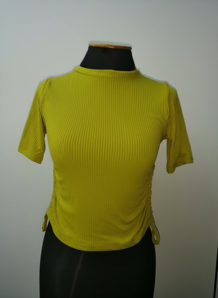 Pull coton vert kiwi