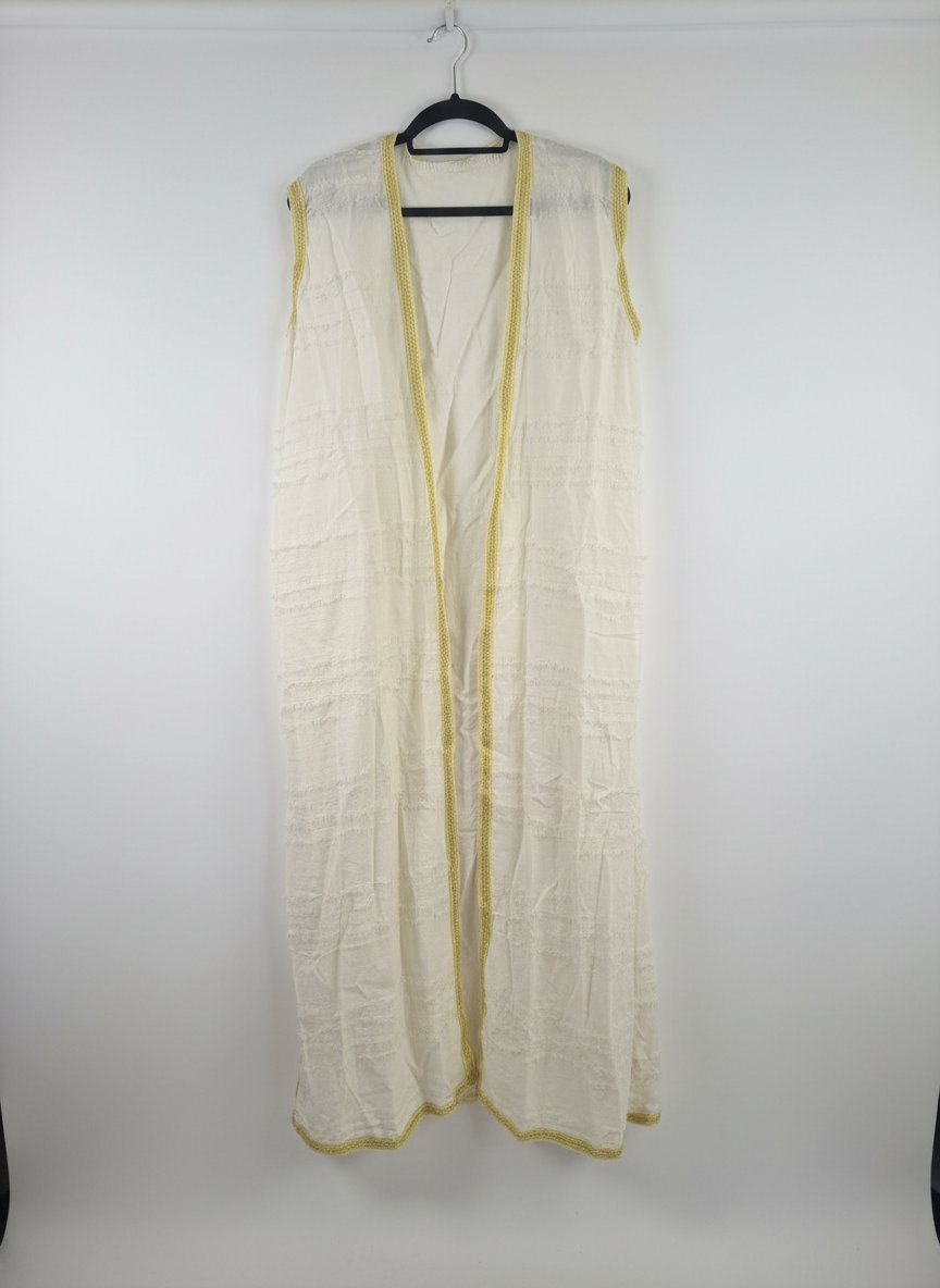 Gilet long brodé