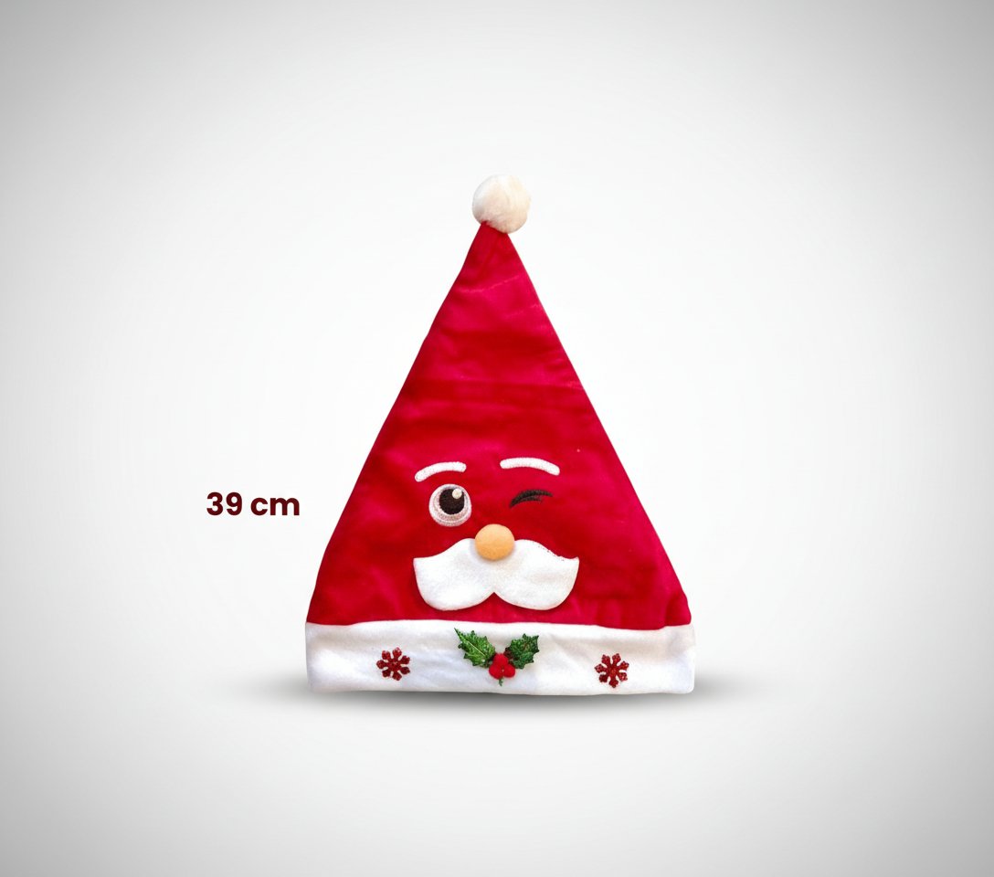 Bonnet père Noël pour adulte femme et homme  fabriquée en fibre de laine ☃️⛄❤️❤️