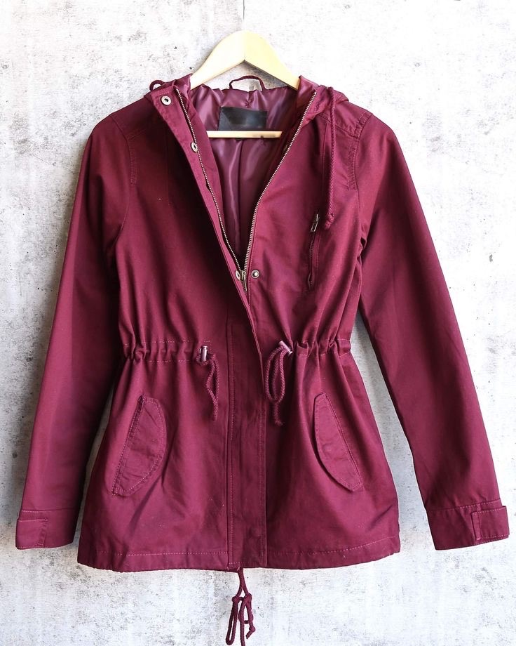 Manteau Femme Burgundy ylabes M/L