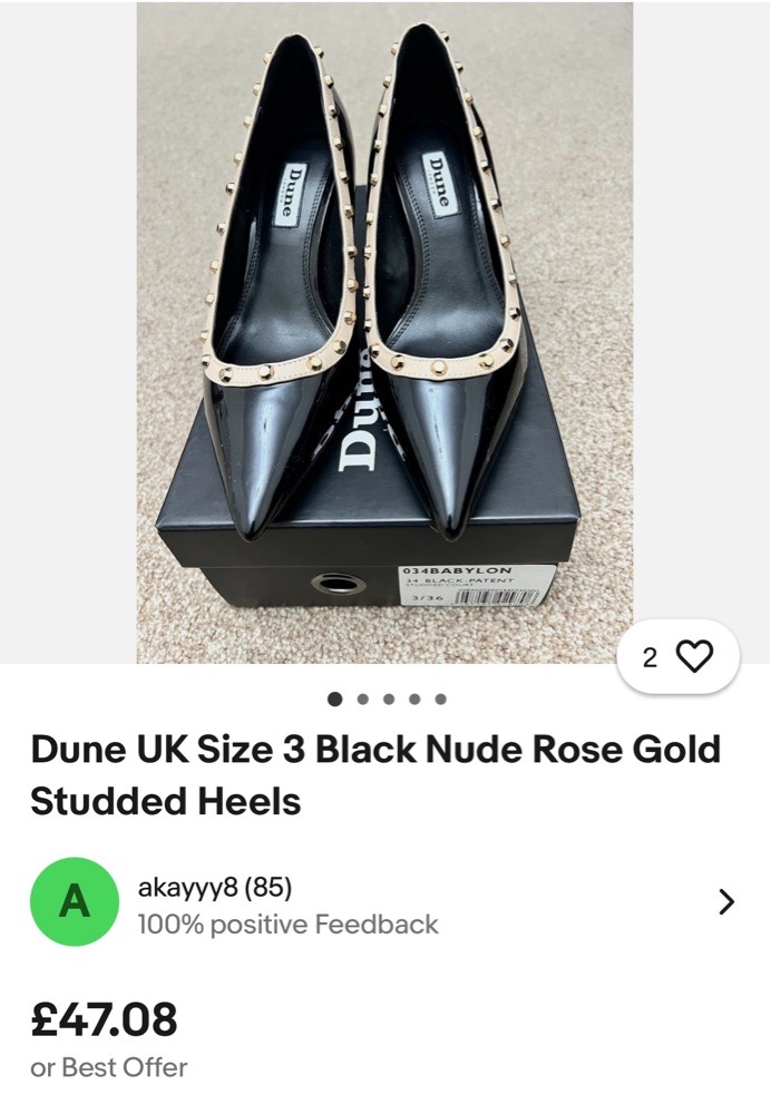 Escarpin Dune London Neuf