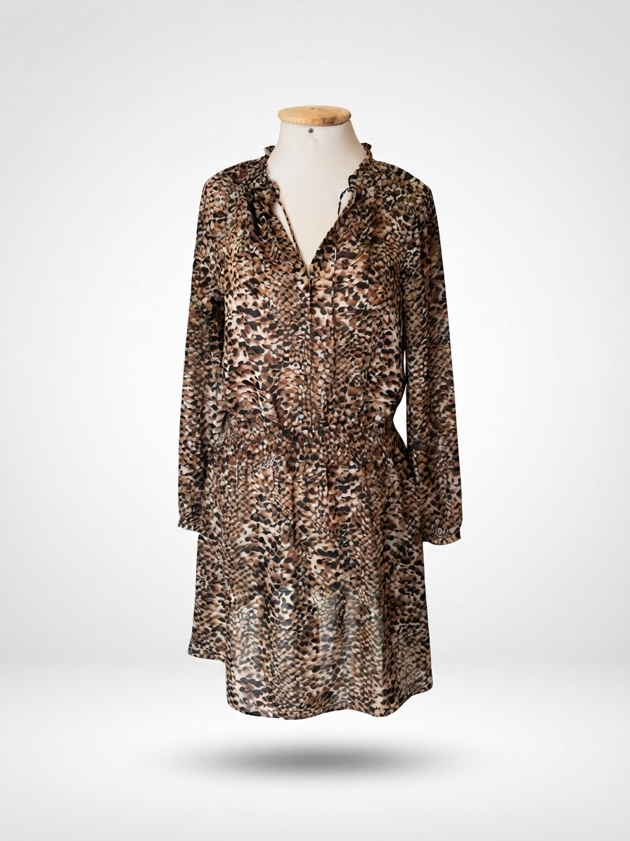 Robe courte manches longues 