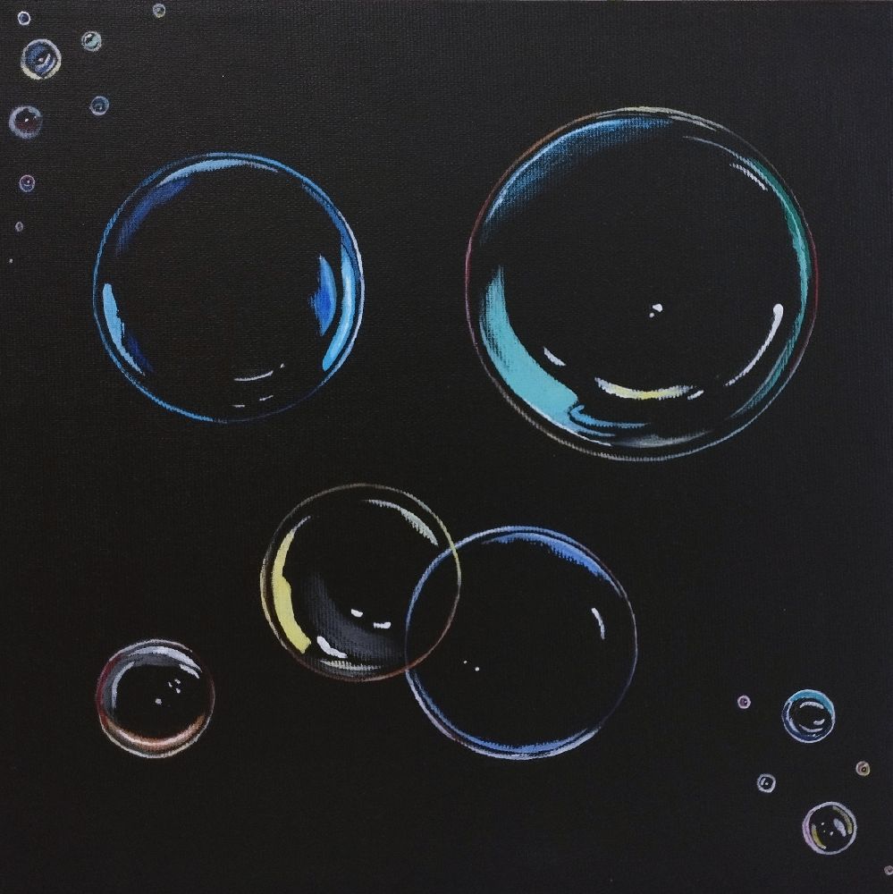 Tableau bulles flottantes