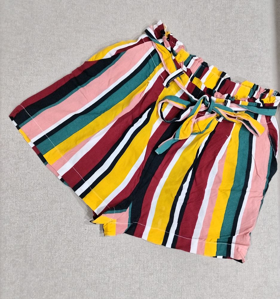 Short rayé multicolor 