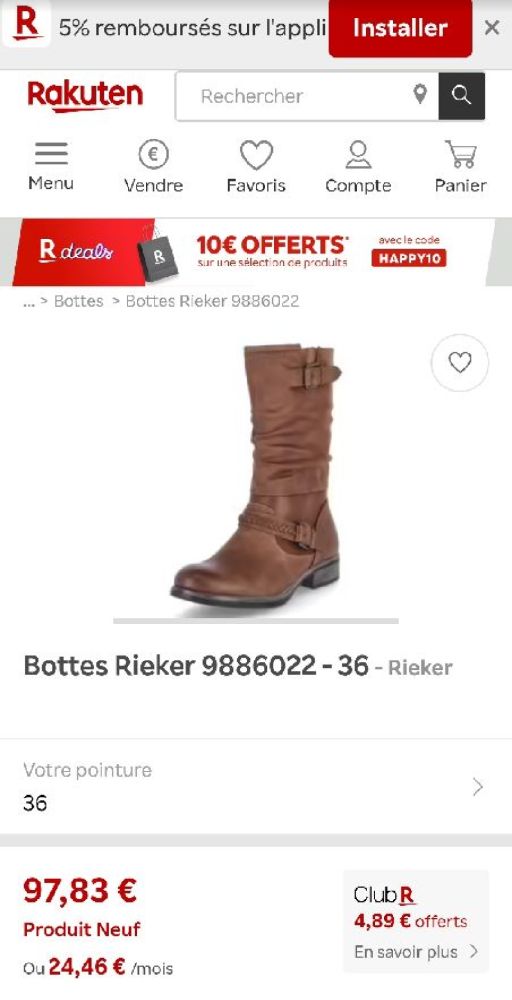 Bottes Rieker 🤎