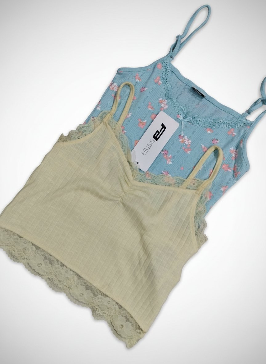 Lot de 2 crop top
