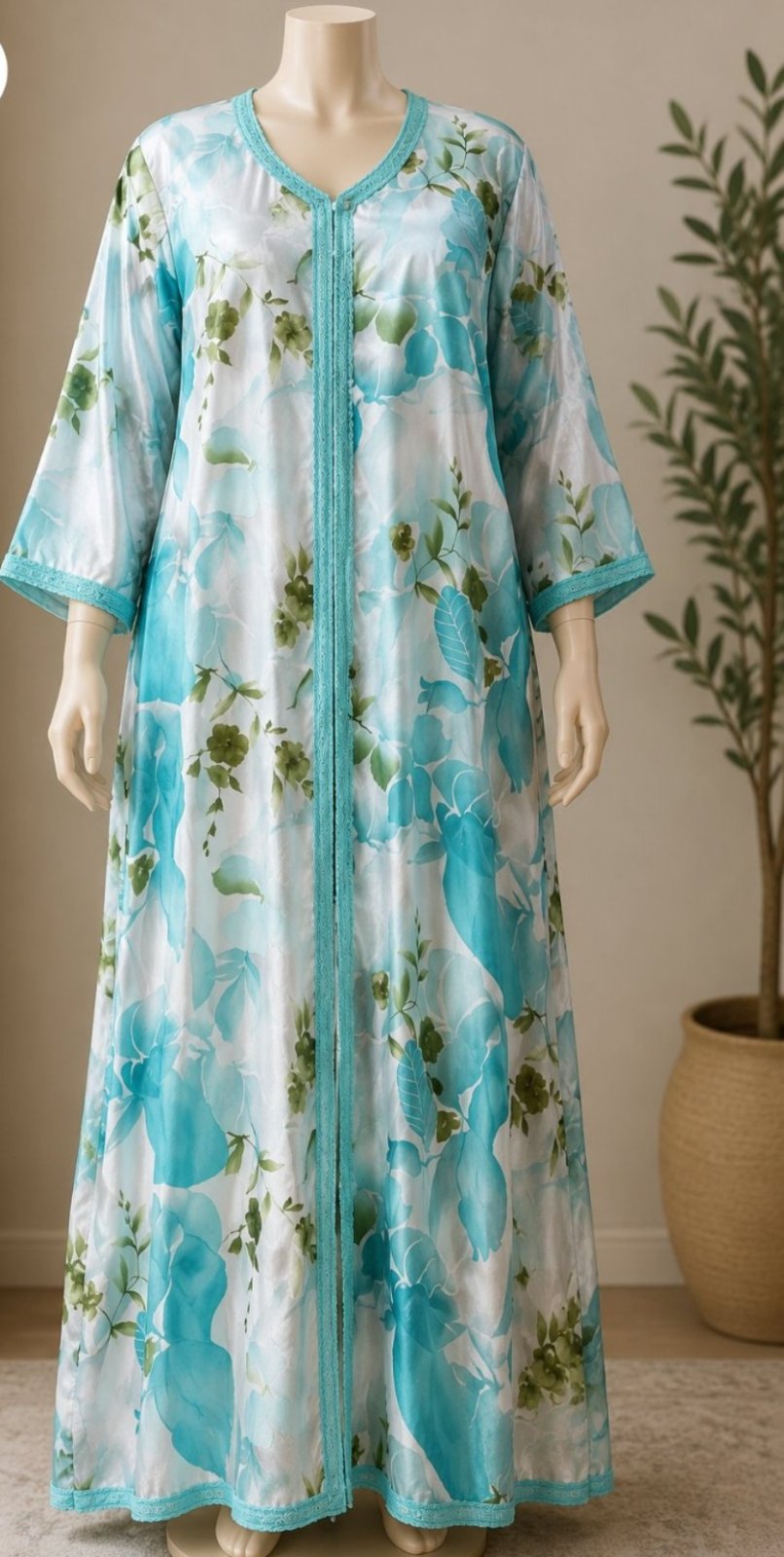 Coftan satin de soie