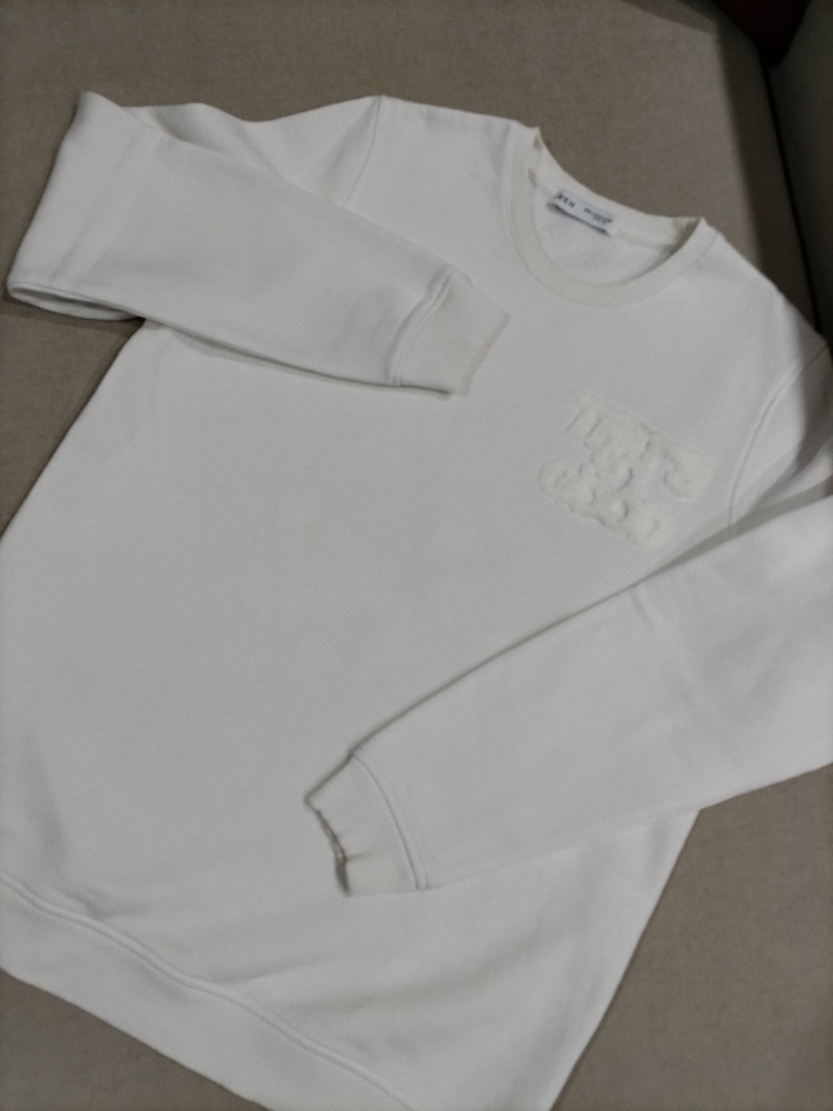 Pull blanc cassé
