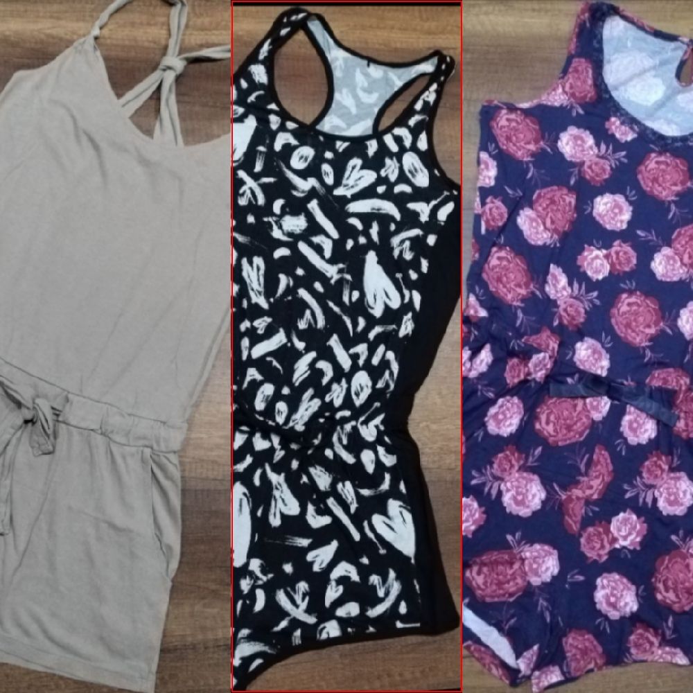 Lot de 3 combishort confortable 