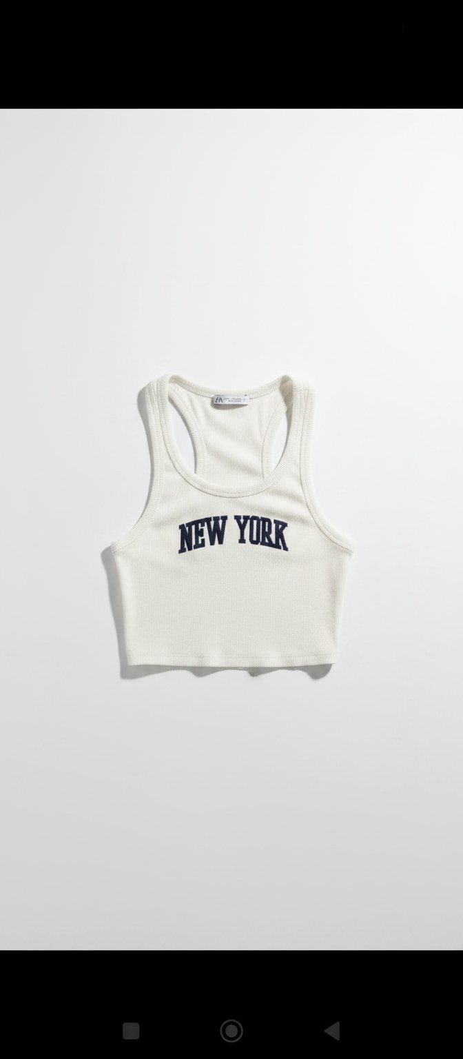 T shirt New York zara femme 