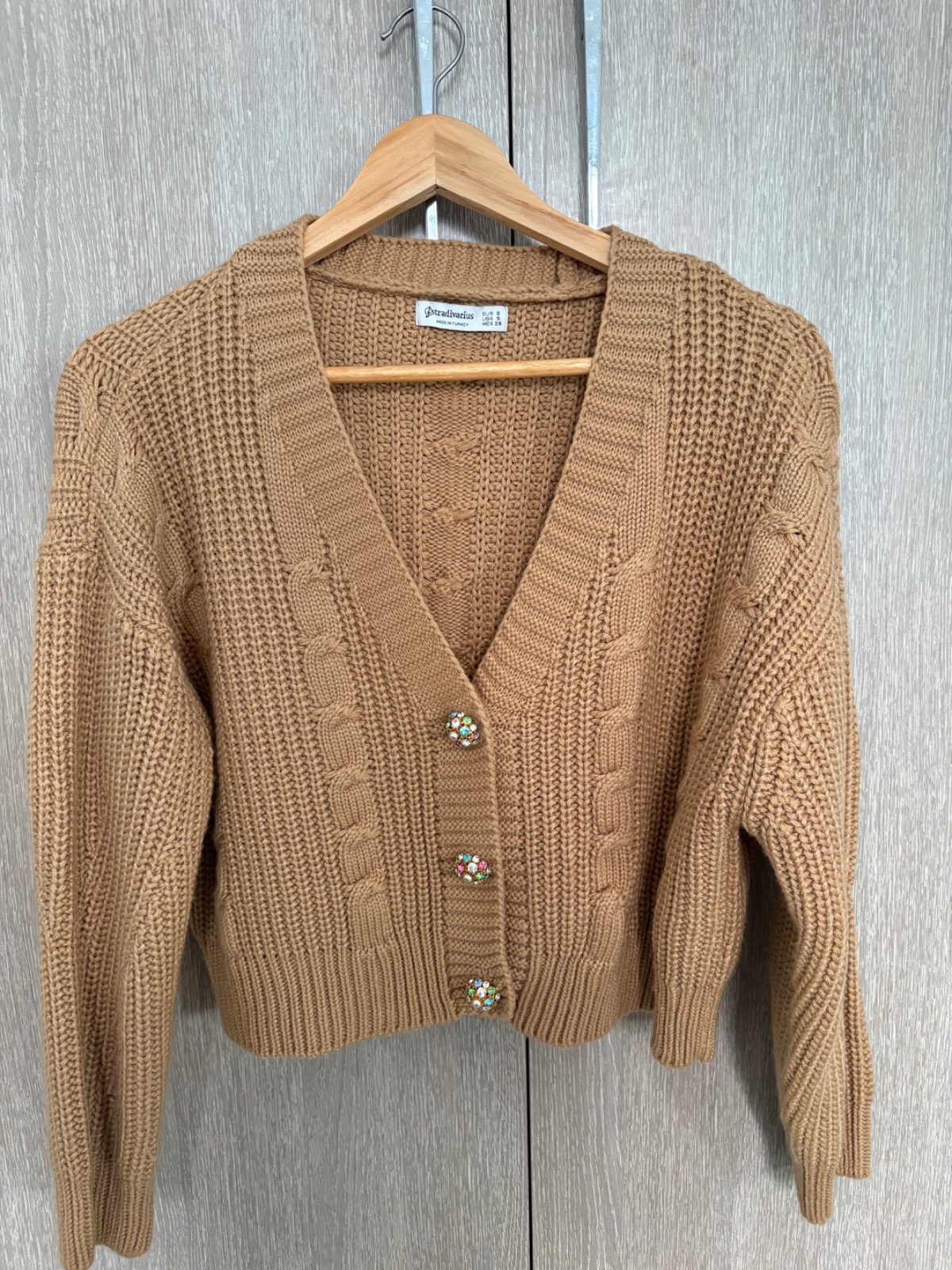 Pull stradivarius taille s marron