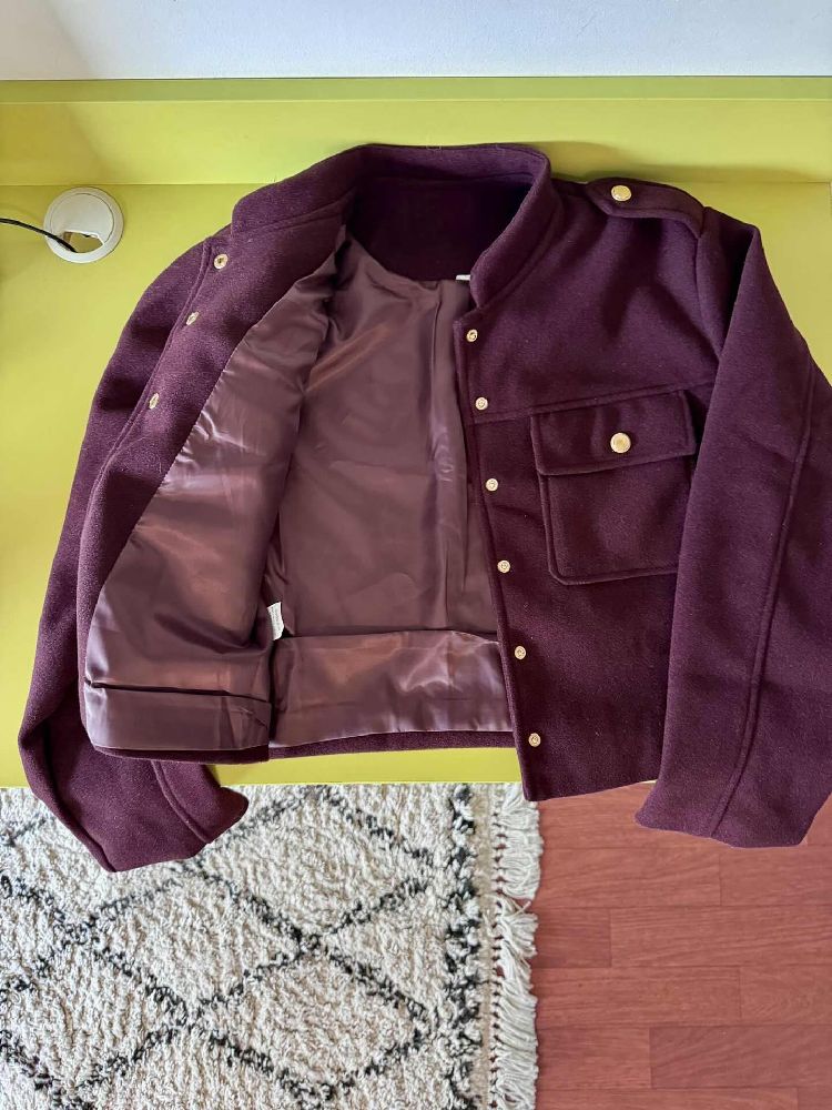 Veste bourgandi 