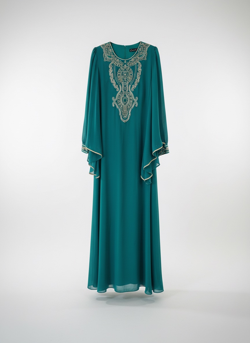 Caftan vert tres classe