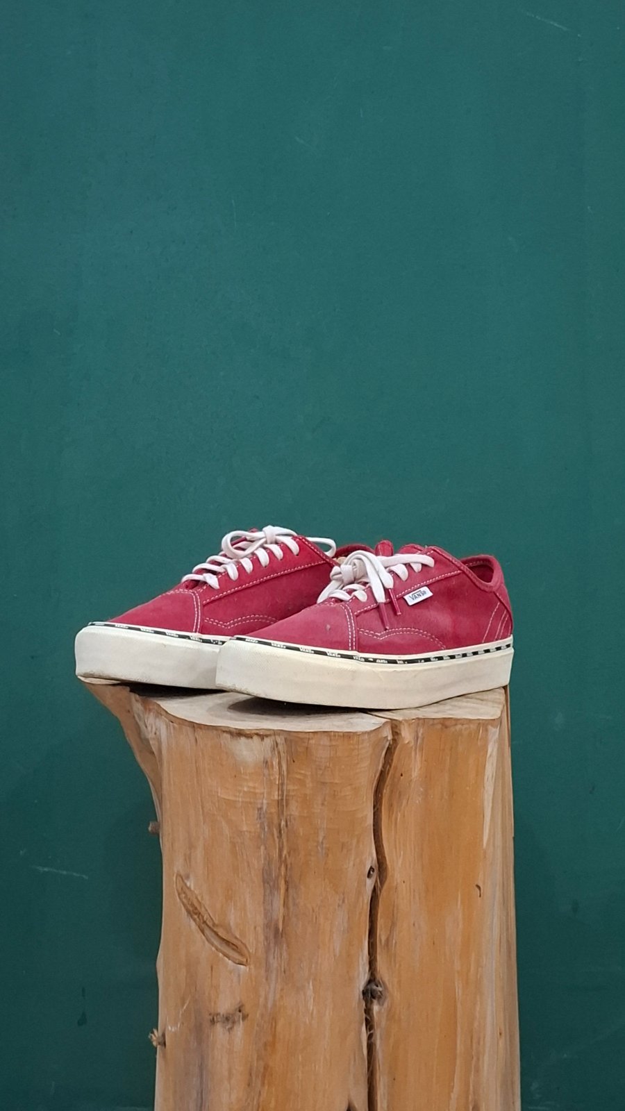 VANS Diamo Ni Tango New Issue Tango Red / White