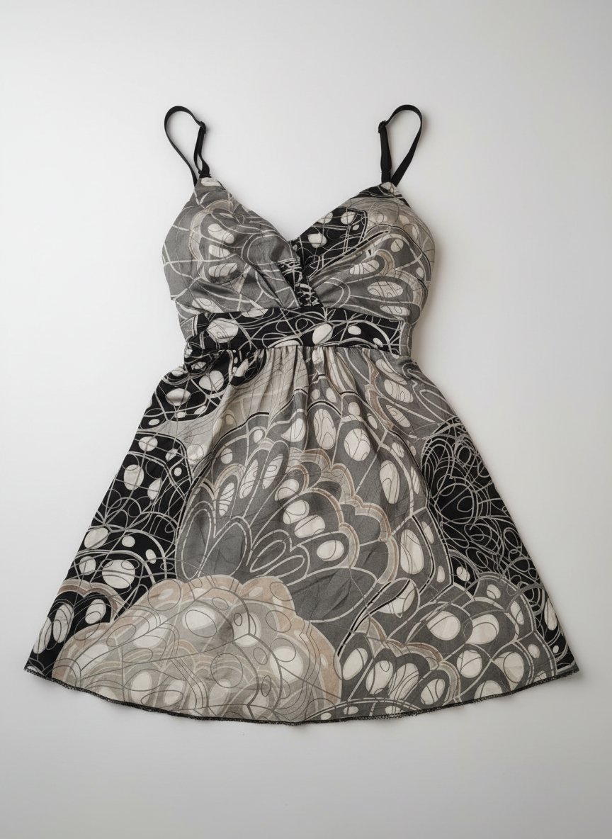 Nuisette courte en satin