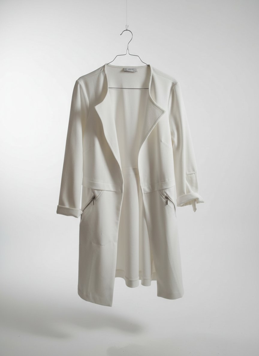 Veste en blanc