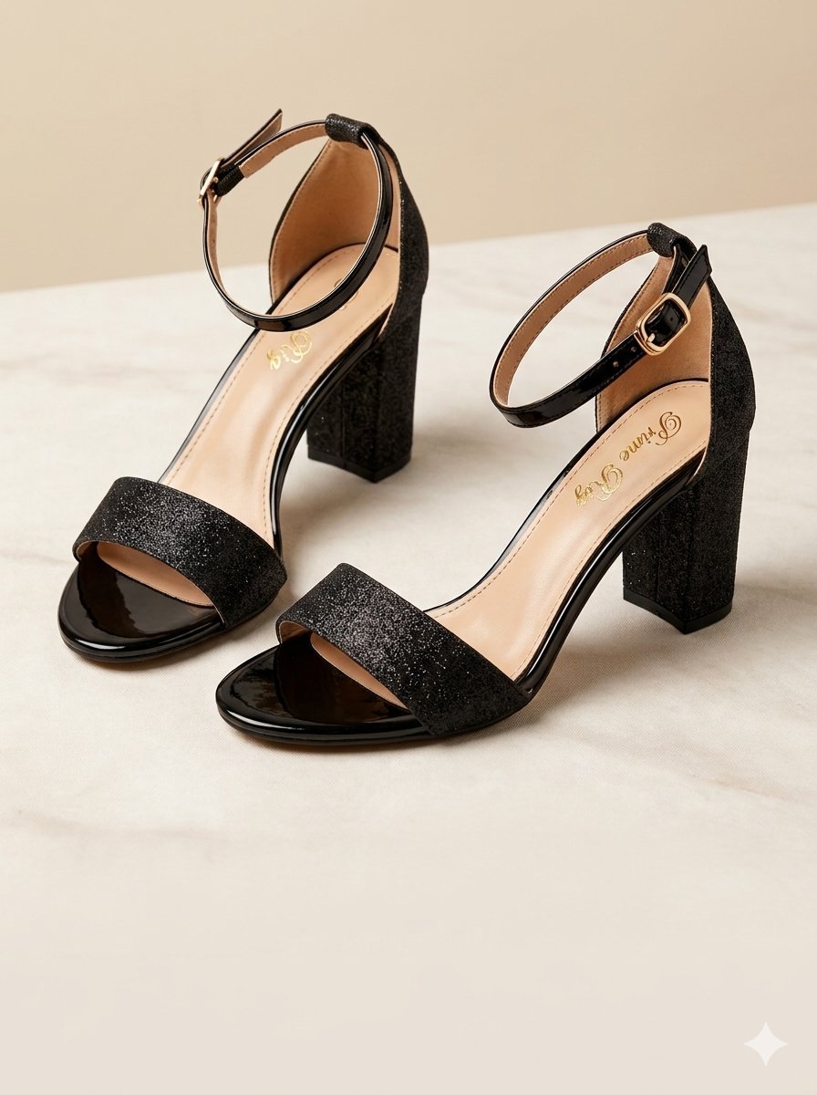 Sandale femme noir made in italy