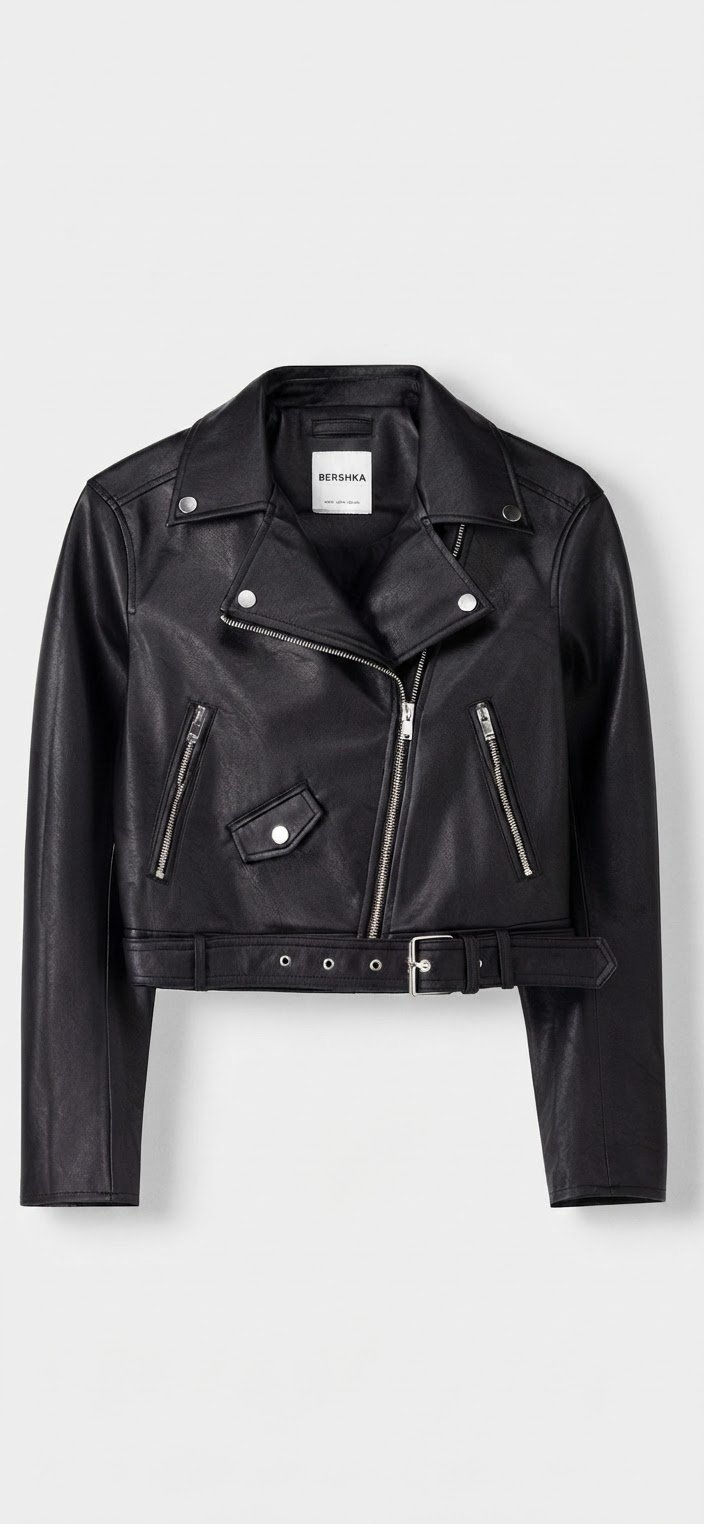  Veste cuir noir 