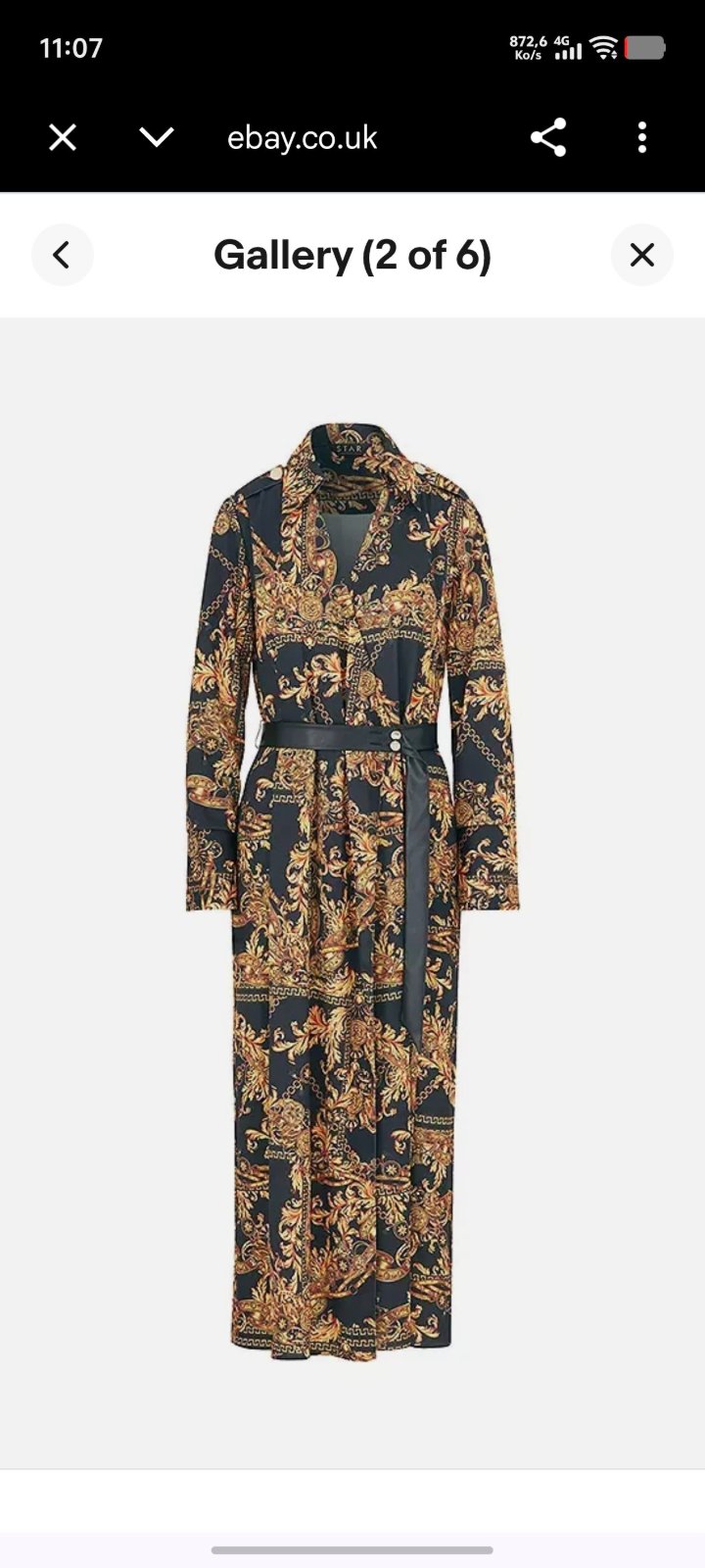 Robe imprimee