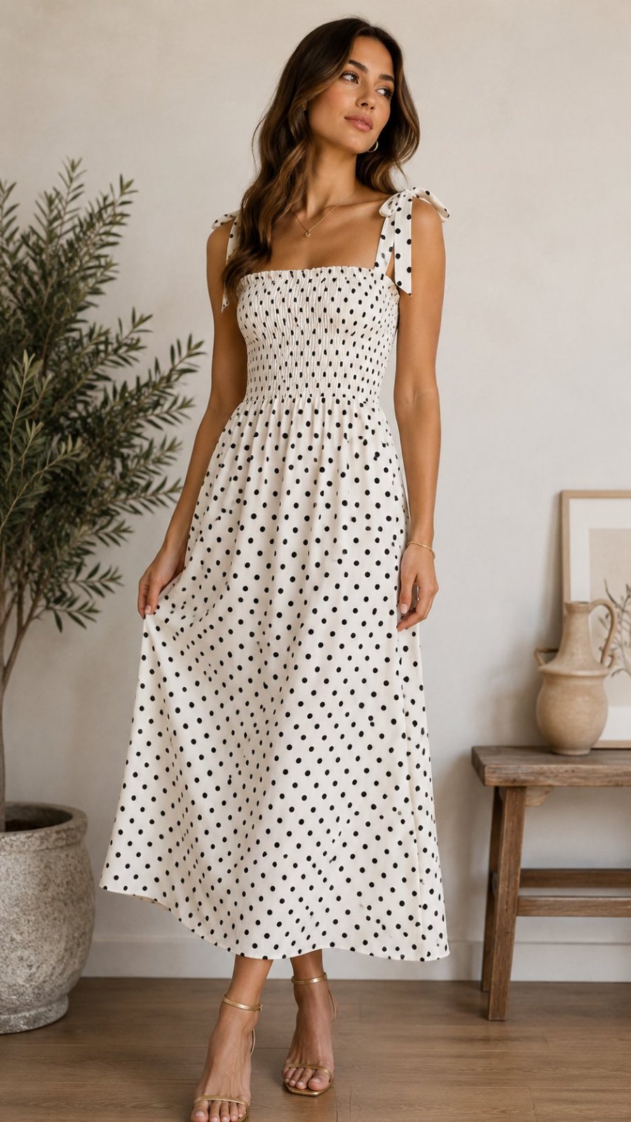Robe polka dot
