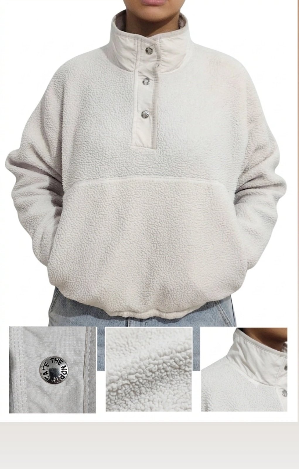 Une veste en polaire pour femme 🤍☁️