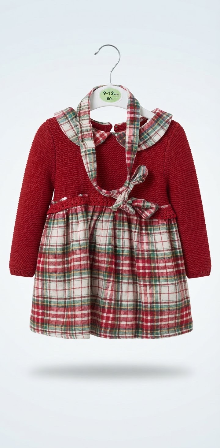 Robe bébé fille 3/6 mois + bandana 