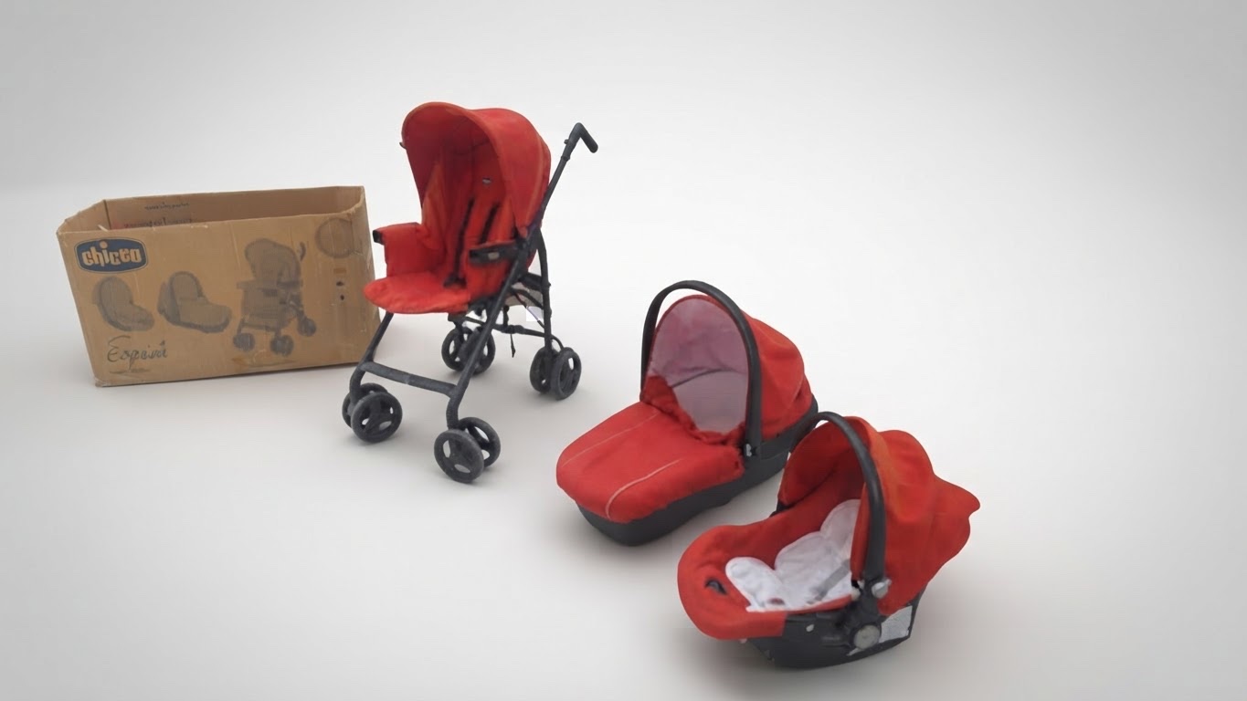 Trio chicco rouge unisexe 