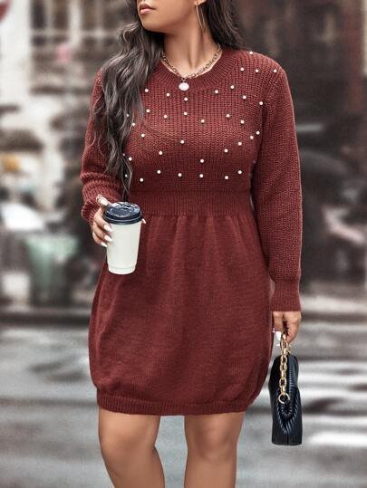 Robe avec perles 