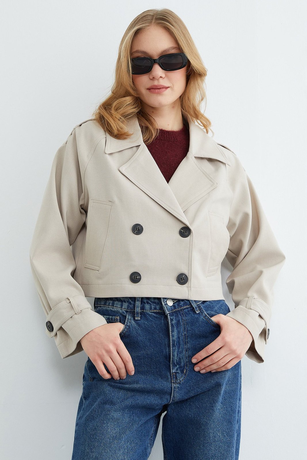 Veste (trench-coat court)