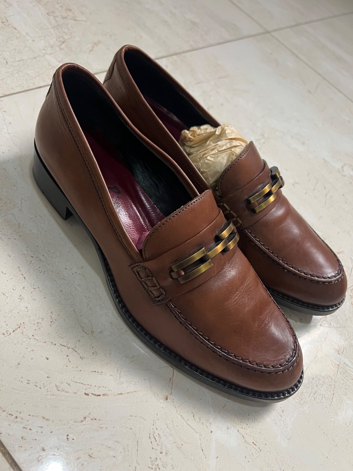 Loafers en vrai cuir