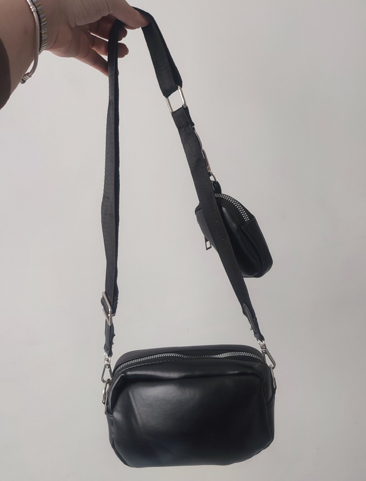 Sac à bandoulière avec petit trousseau 
