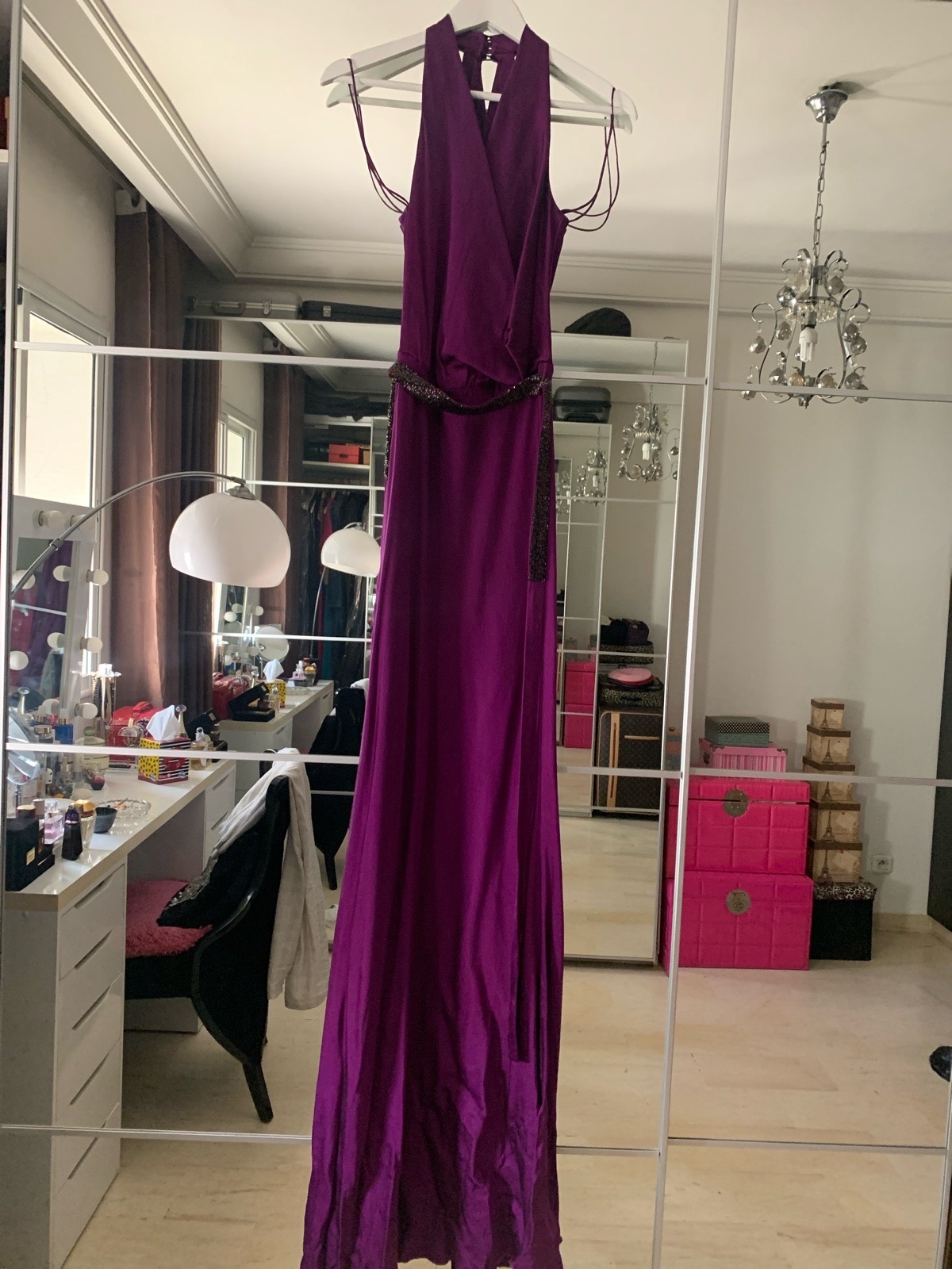 Robe satin