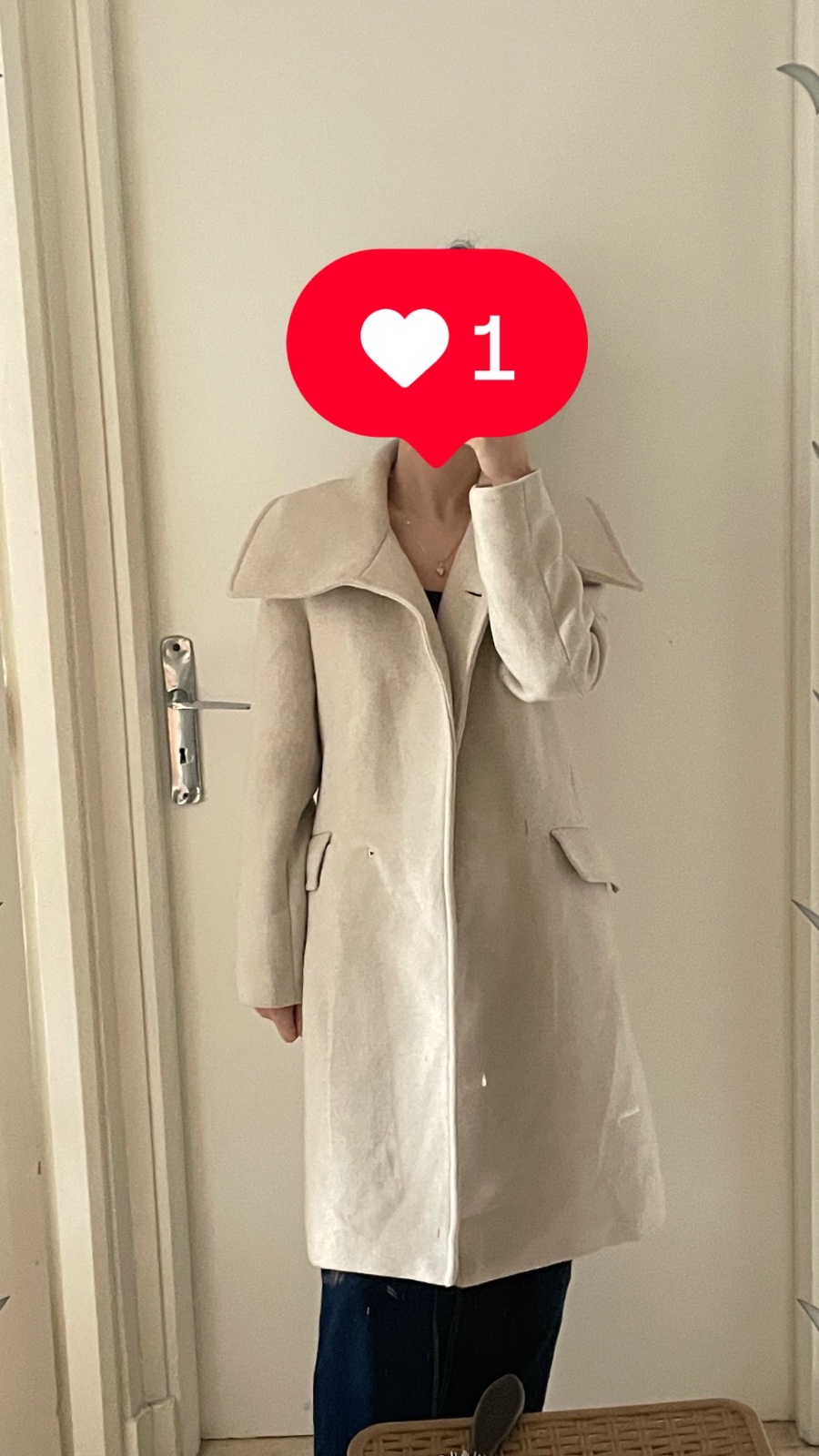 Manteau blanc mango 
