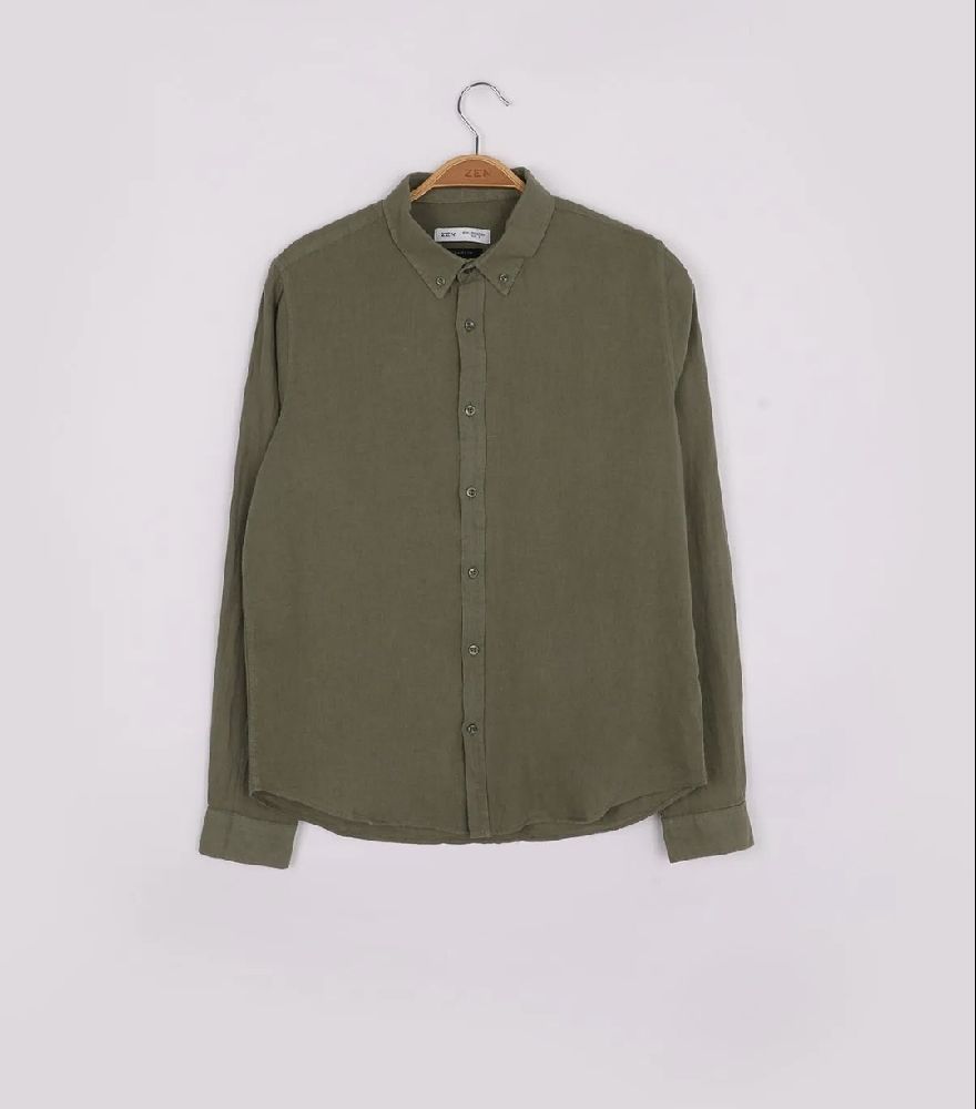 chemise vert foncé 