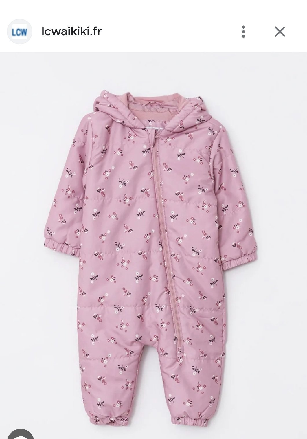 Combinaison hiver bébé 
